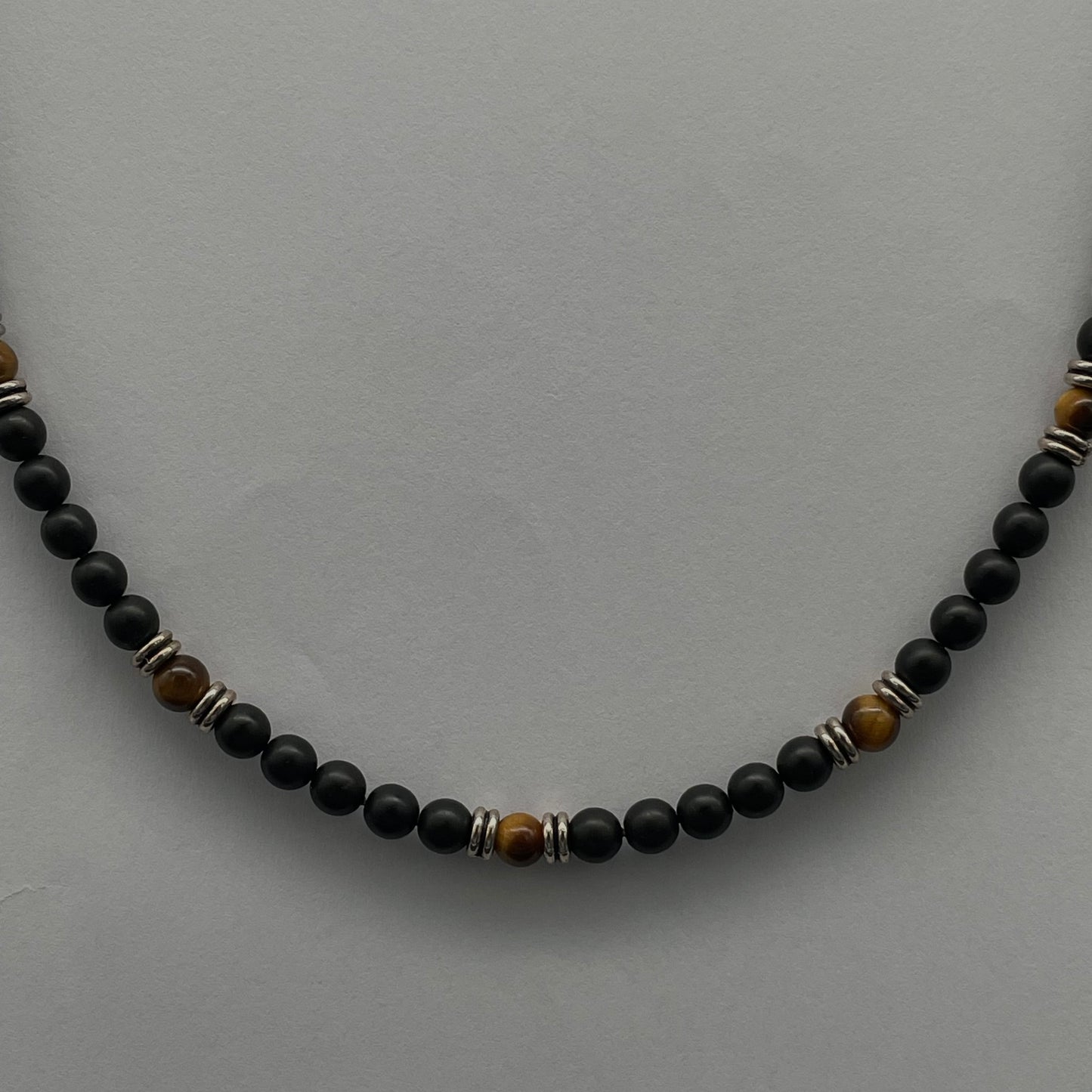 Tiger eyes Pearl Chain
