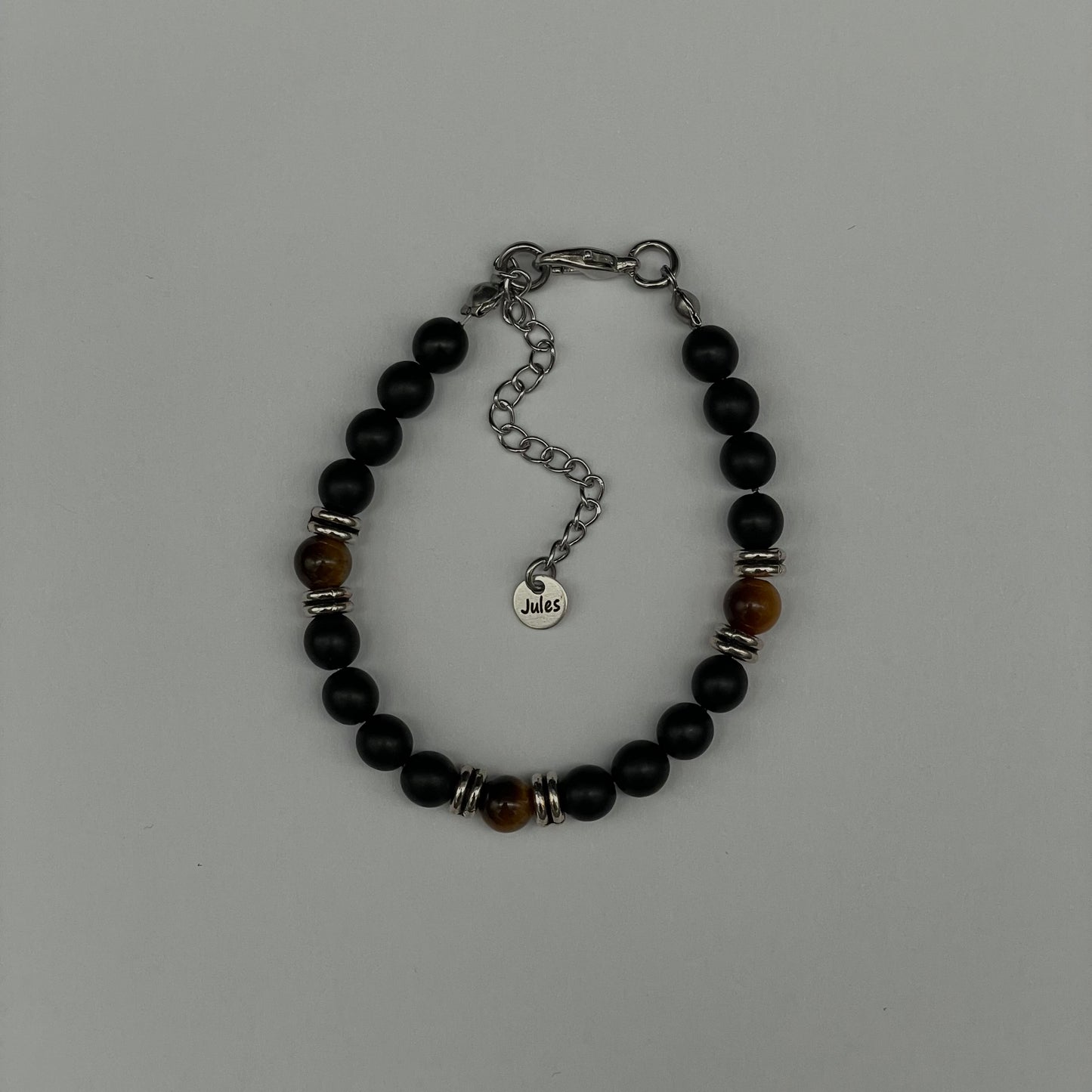 Tiger eyes Pearl Bracelet